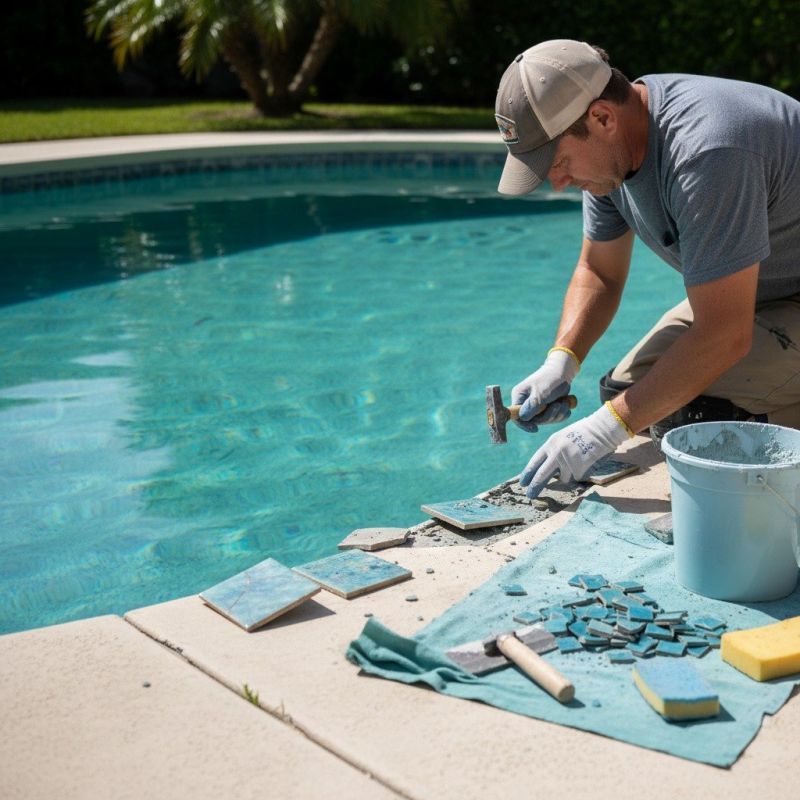 Pool Slide Repair